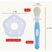 CherryCsy Baby Toothbrush Set | Double Sided Silicone | Soft Bristles | BPA Free | Ages 0-4 | 2 pcs - Buy Online on GoSupps.com