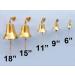 Hanging Ship's Bell Size: 6" H x 4" W x 4" D  Finish: Brass - Buy Online on GoSupps.com
