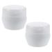 Lot de 2 Bo tes Poudre pour B b avec Houppette Blanche Applicateur Doux Portable et L ger tui de Rangement S curis pour Soins Peau pour Voyages et Changes en Ext rieur