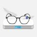 2 Pack Retro Round Half-Frame Reading Glasses with Blue Light Filters - HD Presbyopia Glasses for Men & Women - 2.0x Computer Reader Visual Aid - Buy Online on GoSupps.com