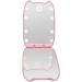 EYHLKM Portable Foldable LED Makeup Mirror with 2X Magnification, Touch Screen and Cat Ear Shape - White - Buy Online on GoSupps.com