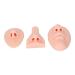 Silicone Nose Mouth Model Set | 3D Soft Practice Nose for Suture Teaching | Reusable Display Mold for Earrings | Light Skin Color - Buy Online on GoSupps.com