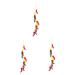 Zerodeko 3 Pcs Fake Chili Skewers Hanging Simulation Chili Pepper Pendant Fruit Decor Mini Decor Chinese Decor Plants Decor Artificiales Para Corn Ornament Vegetable Foam Wreath Colorfulx3pcs 56X5CMx3pcs