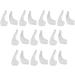 Leeadwaey 10 Pairs Anti-Slip Eyeglass Ear Hooks - Clear Temple Holders for Glasses | International Shipping Available - Buy Online on GoSupps.com