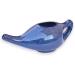 Ceramic Neti Pot Sinus Rinse Nasal Wash with Salt Dishwasher Safe 270 Ml. Capacity (Blue Dapple)