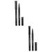 FOMIYES 2pcs Waterproof Eyeliner Pencil Makeup Eyeline Pencil Three-dimensional Liquid Eyeliner 1 count (Pack of 1) Blackx2pcs