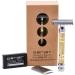 Parker Safety Razor Convertible - Double Head Safety Razor with Open & Closed Comb + 5 Double Edge Blades | International Shipping Available - Buy Online on GoSupps.com