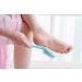 Exfoliating Foot Stone Brush with Pumice | Shower Scrubber Set (2PCS Blue) - Buy Online on GoSupps.com