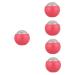 Beavorty 5st hand massage ball massage roller facial accessories foot massage device cold roller ball ice roller ball the shoulder the ball roll delivers scrollrad fitness massage balls ABS Rosa