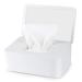 O-kinee wet breeder box damp toilet paper box wet wing box white wet wipes box baby wet wipes Storage box plastic wet wipes donor with lid for home and office