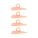 SEWOART 4pcs Middle Toe Support Pad Nursing Shoe Toe Protector Foot Protectors for Feet Toe Divider Toe Separators Relief Splint Protector Separators for Hammer Toe Pu