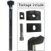 Teyssor Black Bike Seatpost 25.4mm - 400mm Adjustable for MTB BMX Road Mountain Bikes - Buy Online on GoSupps.com