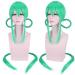 Hoseki No Kuni Jade Euclase Cosplay Wig - Long Green Synthetic Hair for Women | 100Cm Halloween Costume & Anime Game Accessory - Buy Online on GoSupps.com