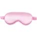 Silk Sleep Mask with Adjustable Strap - Comfortable Satin Blackout Eyeshade for Men & Women - Ideal for Night Sleep (Black & Pink - Buy Online on GoSupps.com