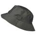 Toutacoo, Bucket Rain Hat - Rain Bob- Nylon Look 04-grey/ Size L