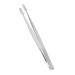 SOESFOUFU Tweezers Lash Fine Tweezer Tongs Beauty Tools Nipper Specialty Tools Collector Tools Tweezer for Stamp Safe Material Tweezer Collecting Coins Stainless Steel Make up Straight Head 11CM Silver