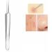 Professional Stainless Steel Precision Tweezers for Eyebrows & Hair Removal - Ideal for Men & Women Blackheads & Splinter Removal - Buy Online on GoSupps.com