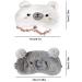 EleCharm 2 Pack Koala Bear Sleep Masks for Women and Girls - Soft Plush Eye Cover for Travel, Nap and Night Sleeping - Buy Online on GoSupps.com