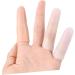 FOMIYES Finger Sleeve Protectors - Sports Finger & Toe Caps for Injury Support - Thumb & Nail Protection White - Buy Online on GoSupps.com
