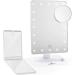 White Impressions Vanity LED Compact Travel Makeup Mirror with Magnifying Glass - Touch XL Bundle with Sensor Switch - Buy Online on GoSupps.com