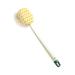 BELLIFFY Bath Brush Cleaning Sponges for Household Use Bath Loofah Bath Scrubber for Scrubber Bath Handle Bristle Exfoliating Loofah Shower Body Brush Bathroom Bath Brush Massage 35x8cm