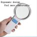 20 Times Old Children's Reading HD Maintenance Identification High-Power Optical Glass Hand-held Magnifier with Lamp Made in China - Buy Online on GoSupps.com