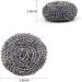 12 pcs Steel Wool Dish Scrubber Steel Wool Scrubber Stainless Steel Scouring Pad Sponge Kitchen Cleaning Ball Easy to Scoure Tough Kitchen Greasy Dirt for Cleaning Dishes Pots Pans and Ovens - Buy Online on GoSupps.com