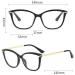 Fuqinqingoz Cat Eyes Anti-Blue Light Reading Glasses for Women | +350 Green Flat Light Mirror - Buy Online on GoSupps.com