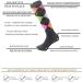 ZLYJ Compression Socks - 3 Pairs Knee High Patterned Running & Travel Stockings for Fitness - International Shipping Available - Buy Online on GoSupps.com
