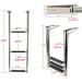 3 Step Stainless Steel Telescoping Boat Dock Ladder for Pontoon Boat/Yacht - Buy Online on GoSupps.com