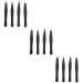 12 STK Mini Eye Brauen Clip Pointed eyebrow tweezers tweezers for women's face hair Beauty kit for eyebrows sloping lace steel Miss Hair 6.3x0.8x0.6cmx3pcs black x 3 pieces.