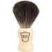 Parker Safety Razor 100% Black Badger Bristle Shaving Brush with White Handle | Extra Dense Bristles for Superior Lather | Includes Brush Stand - Buy Online on GoSupps.com