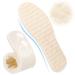 Kalevel Thick Boot Inserts Winter Wool Insoles Warm Shoe Liner Inserts Soft Fleece Insoles Replacement Latex 9.5 for Slippers Women Women 10.5-11 / Men 9-9.5 (44-45)