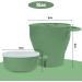 Vicloon Collapsible Silicone Baby Snack Cup - Non-Spill, Lid, Green - Toddler Food Container - Buy Online on GoSupps.com