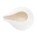 Zerodeko 1pc Ceramic Sauce Pot Small Coffee Milk Creamer Porcelain Seasoning Boat Ceramic Sauce Jug Glass Containers Sauce Dish Gravy Seasoning Dishes Broth Soy White Appliance Ceramics White 8.5x6x4.5cm