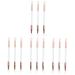 Baluue 12 Pcs Eye Shadow Brush Eye Shadow Makeup Tool Face Tools Convenient Eyeshadow Brush Wooden Handle