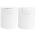 FRCOLOR 2 Pcs Lash Storage Lash Glue Storage Tank Lash Extension Glue Eyelash Glue Jar Eyelashes Extension Glue Eyelash Extension Supplies Eyelash Holder Case Shaker White Cosmetic