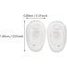 COHEALI 50 Pcs Non-Slip Eyeglass Frame Nose Pads - Soft Anti-Slip Nose Protection for Glasses - Buy Online on GoSupps.com