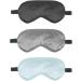 MOBEBI Silk Eye Mask for Sleeping - Natural Sleep Aid and Travel Blindfold - Grey - Buy Online on GoSupps.com