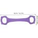 Yoga Tension Belt & Resistance Bands Set - Home Gym Workout Equipment for Flexibility & Strength Training - TPE Purple - Buy Online on GoSupps.com