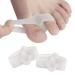 Toe Separators Toe Spacers 3 Pair Soft Gel Bunion Corrector Pads Big Toe Straightener with 2 Loops Bunion Splint Cushion Pain Relief for Hallux Valgus Overlapping Hammer Toes Calluses Corns (S)