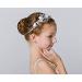 Ideal Swan Girl Pearl Crystal Headband for Women and Girls - White Princess Wedding Hair Accessory - Children's Day Special - Buy Online on GoSupps.com