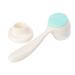 POPETPOP 1pc Face Brush Blackhead Removing Brush Face Soap Brush Face Skin Care Exfoliator Manual Face Hand Held Face Manual Facial Brush Silicone Brush Abs Double Sided White
