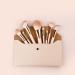 12-Piece Powder Makeup Brush Set | Concealer Foundation & Eye Shadow Brushes - Perfect for Flawless Beauty - Buy Online on GoSupps.com