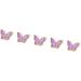 FEIlei 5Piece Colorful Metal Butterfly Nail Decoration Butterfly Charm for DIY Manicure - Buy Online on GoSupps.com