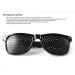 Raster-Brille/Loch-Brille f r Augen-Training und Entspannung Gitter-Brille mit faltbaren B geln Black - Buy Online on GoSupps.com