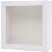7x7 White Shadow Box Frame - Deep Display Case for Dried Flowers, Crafts, Wedding Memories, and More - Wall & Tabletop Shadow Box - Buy Online on GoSupps.com