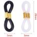 40 Pcs Rubber Adjustable Eyeglass Chain Ends - Spectacle Holder Loops (4 Colors) | GBSTORE - Buy Online on GoSupps.com
