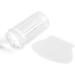 Premium Transparent Silicone Nail Art Sealing Tool | Stamper & Scraper for Perfect Nail Polish Finishing - Buy Online on GoSupps.com