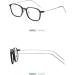 Ultra-Light Metal Square Frame Blue Light Blocking Glasses for Men & Women - Anti UV Ray Computer Reading Glasses 51mm - Buy Online on GoSupps.com